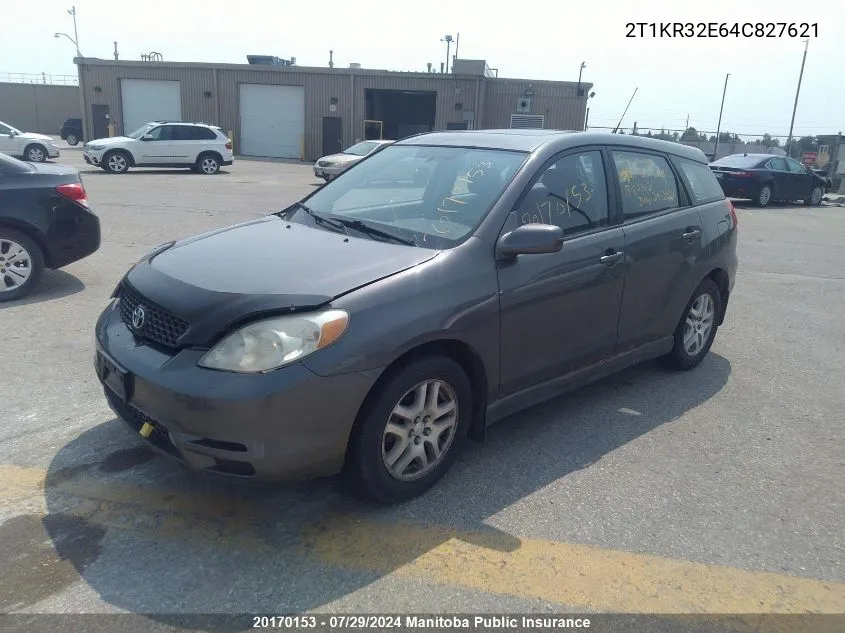 2T1KR32E64C827621 2004 Toyota Matrix Xr