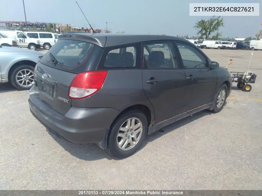 2T1KR32E64C827621 2004 Toyota Matrix Xr