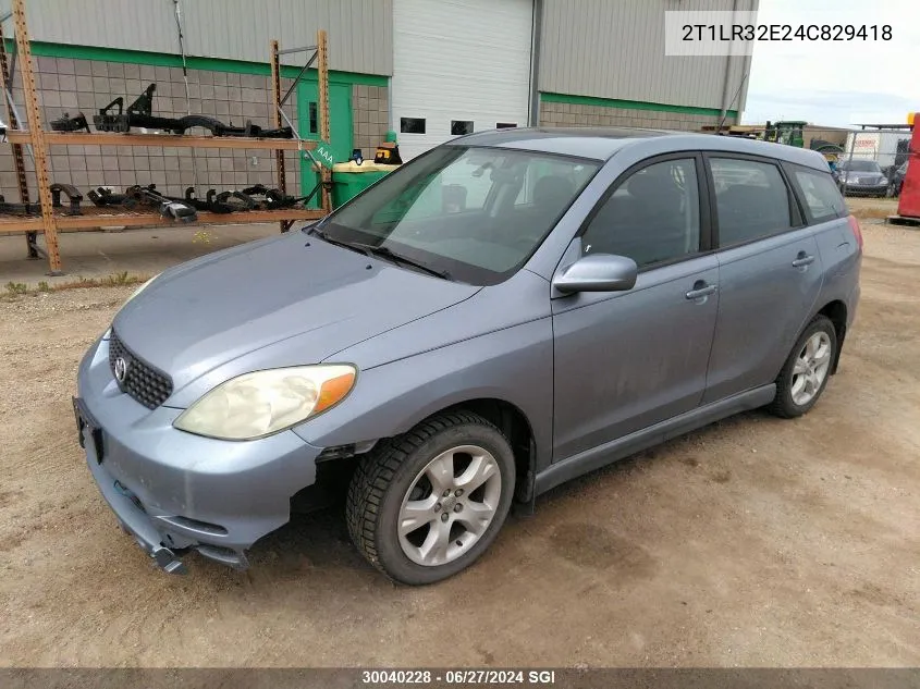 2T1LR32E24C829418 2004 Toyota Corolla Matrix Xr