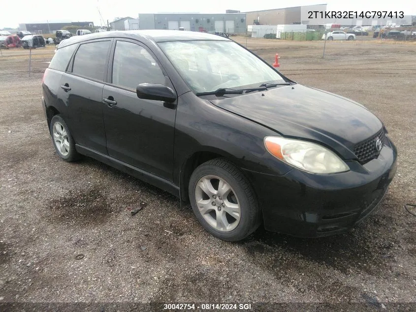 2004 Toyota Corolla Matrix Xr VIN: 2T1KR32E14C797413 Lot: 30042754