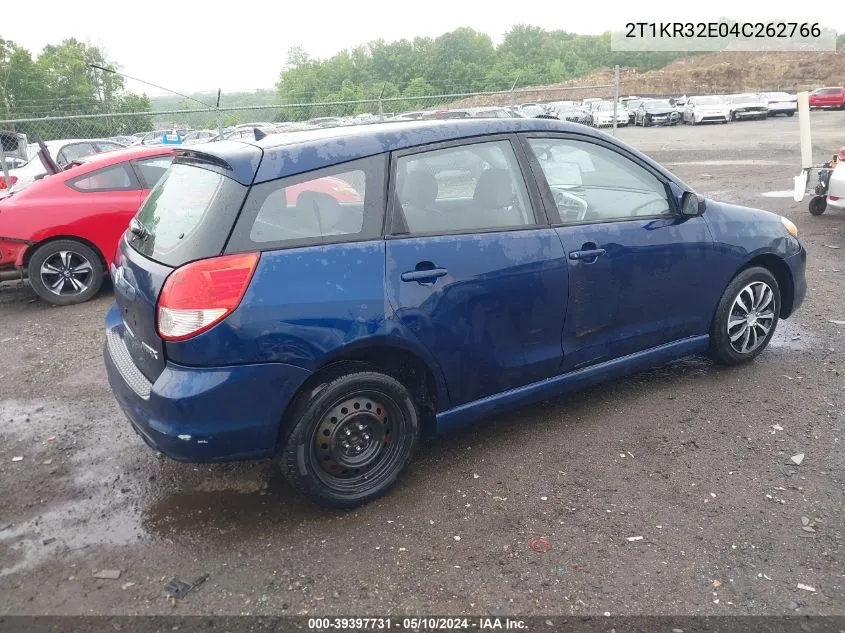 2T1KR32E04C262766 2004 Toyota Matrix Xr