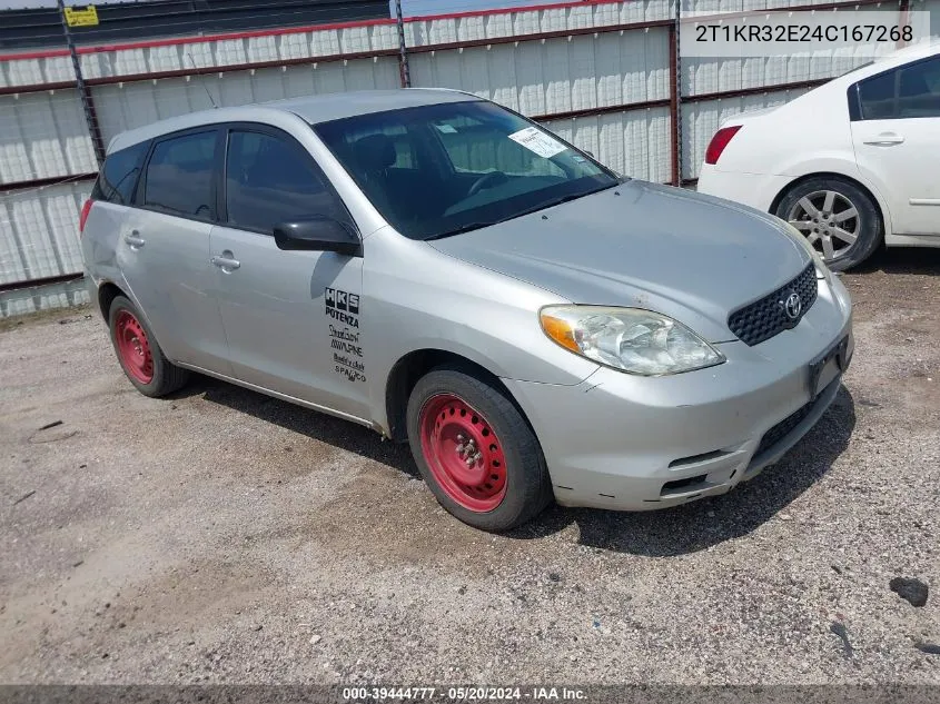 2004 Toyota Matrix Xr VIN: 2T1KR32E24C167268 Lot: 39444777