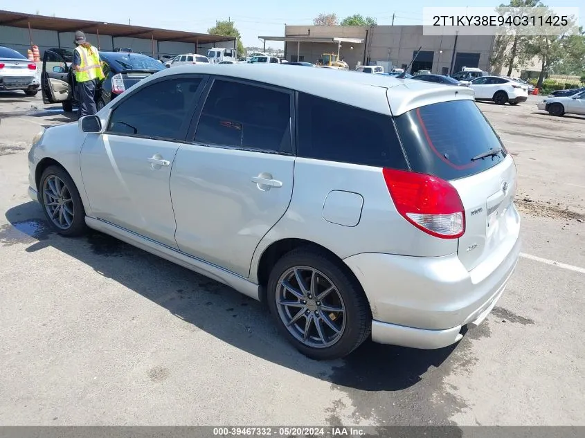 2T1KY38E94C311425 2004 Toyota Matrix Xrs