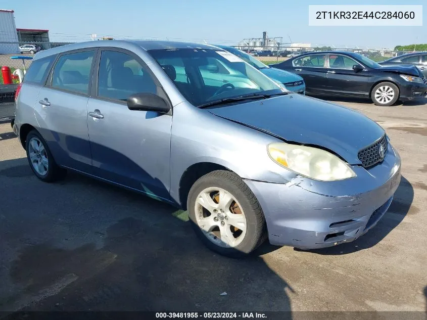 2004 Toyota Matrix Xr VIN: 2T1KR32E44C284060 Lot: 39481955