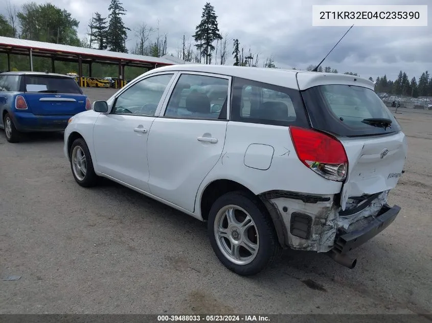 2T1KR32E04C235390 2004 Toyota Matrix Standard