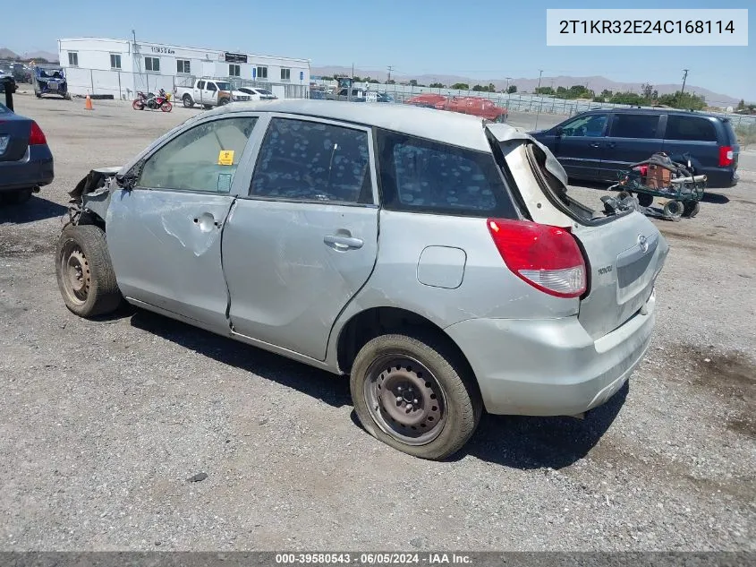 2T1KR32E24C168114 2004 Toyota Matrix Standard