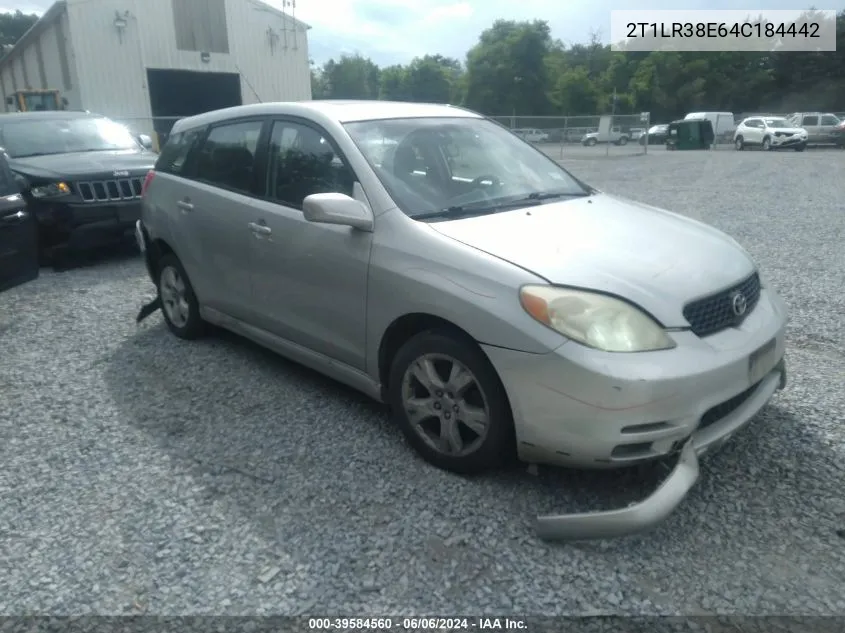 2T1LR38E64C184442 2004 Toyota Matrix Xr