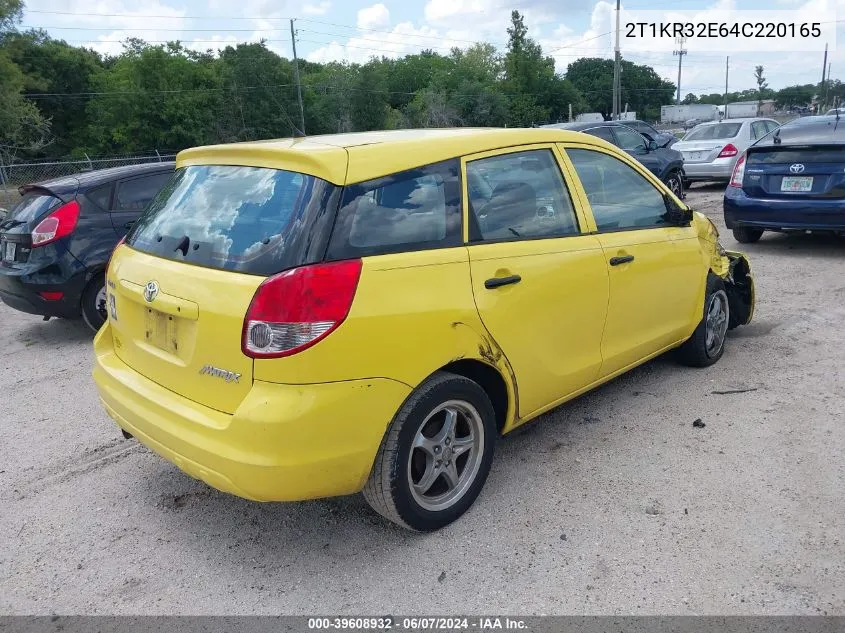 2T1KR32E64C220165 2004 Toyota Matrix Standard