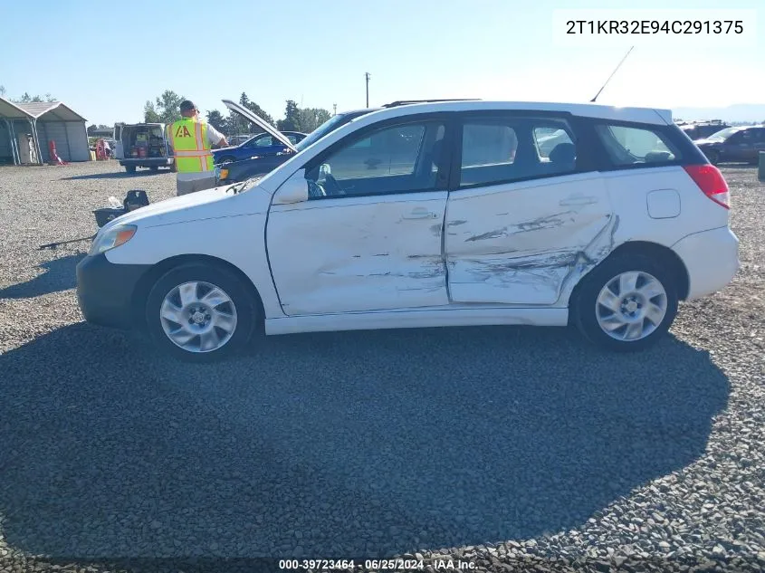 2T1KR32E94C291375 2004 Toyota Matrix Xr