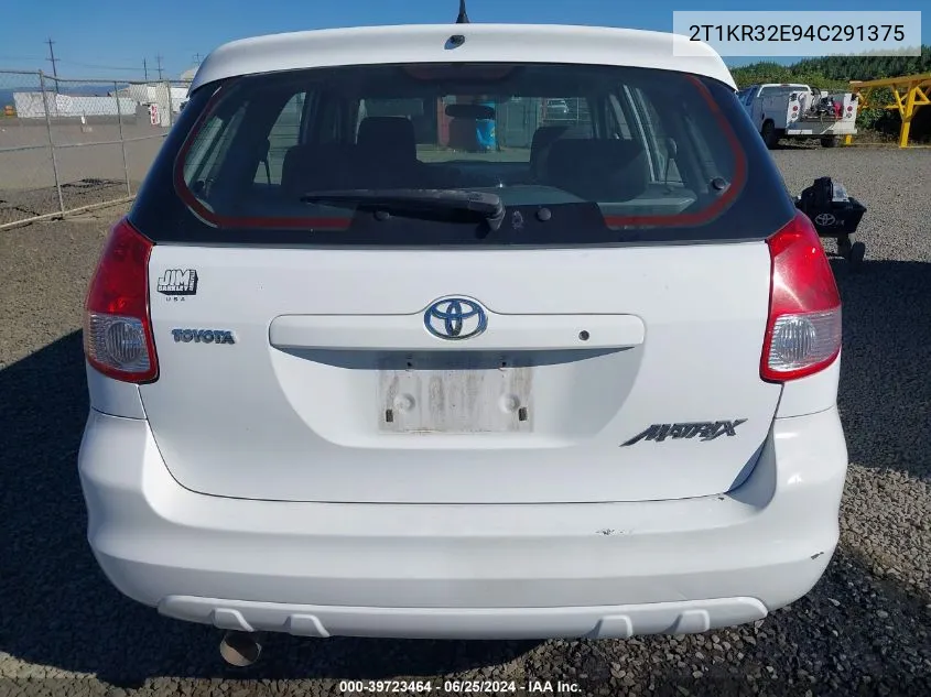 2T1KR32E94C291375 2004 Toyota Matrix Xr