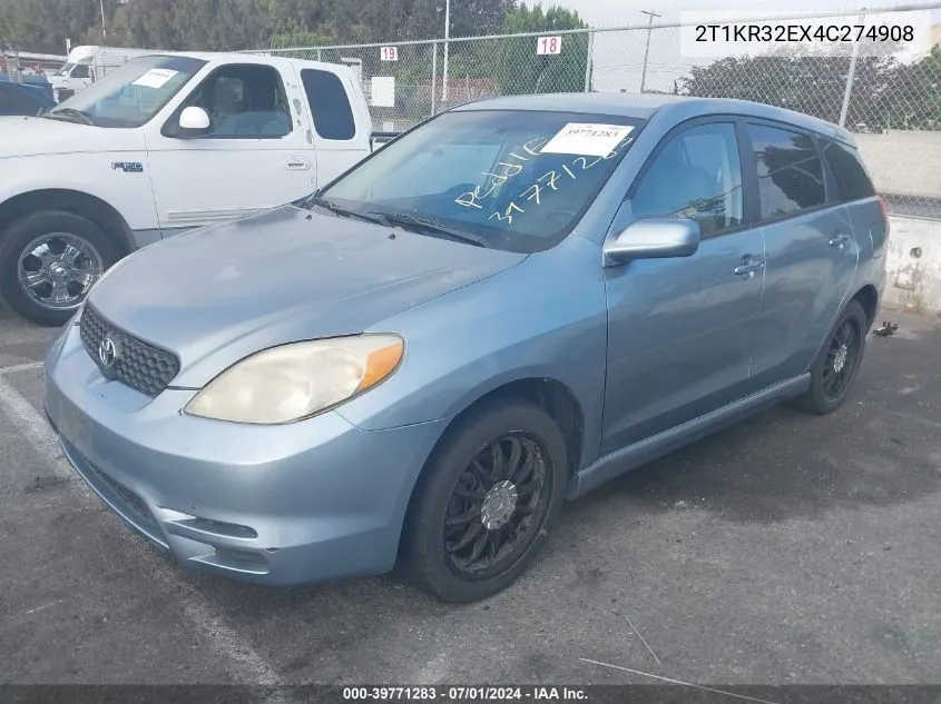 2T1KR32EX4C274908 2004 Toyota Matrix Xr