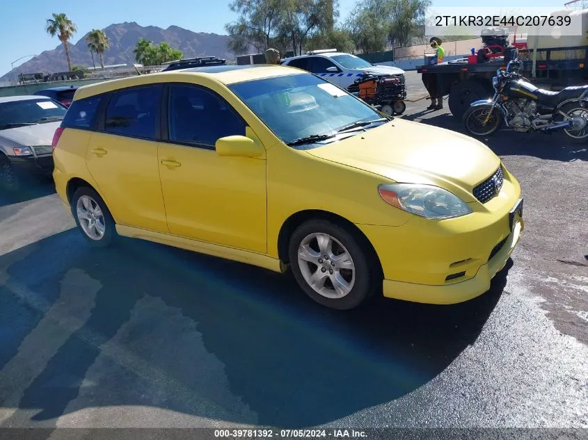 2T1KR32E44C207639 2004 Toyota Matrix Xr