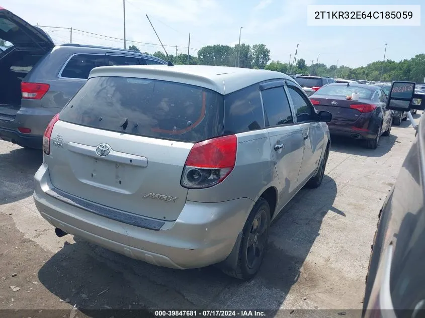 2T1KR32E64C185059 2004 Toyota Matrix Standard