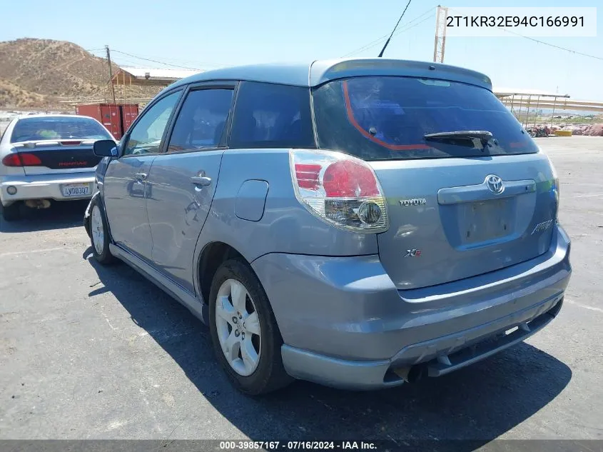 2T1KR32E94C166991 2004 Toyota Matrix Xr