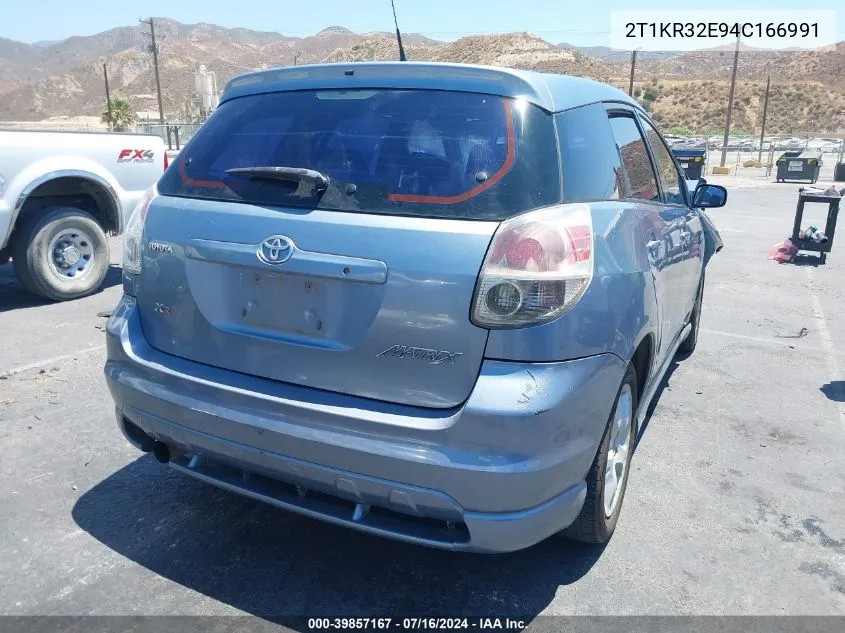 2T1KR32E94C166991 2004 Toyota Matrix Xr