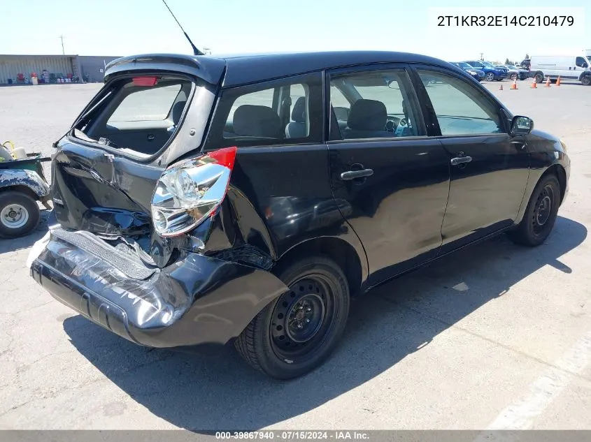 2004 Toyota Matrix Standard VIN: 2T1KR32E14C210479 Lot: 39867940