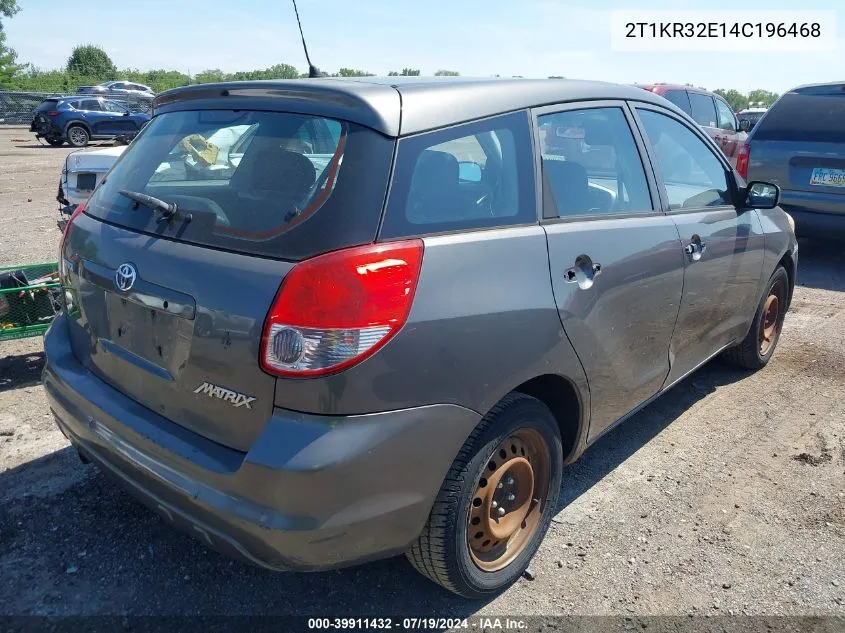 2T1KR32E14C196468 2004 Toyota Matrix Standard