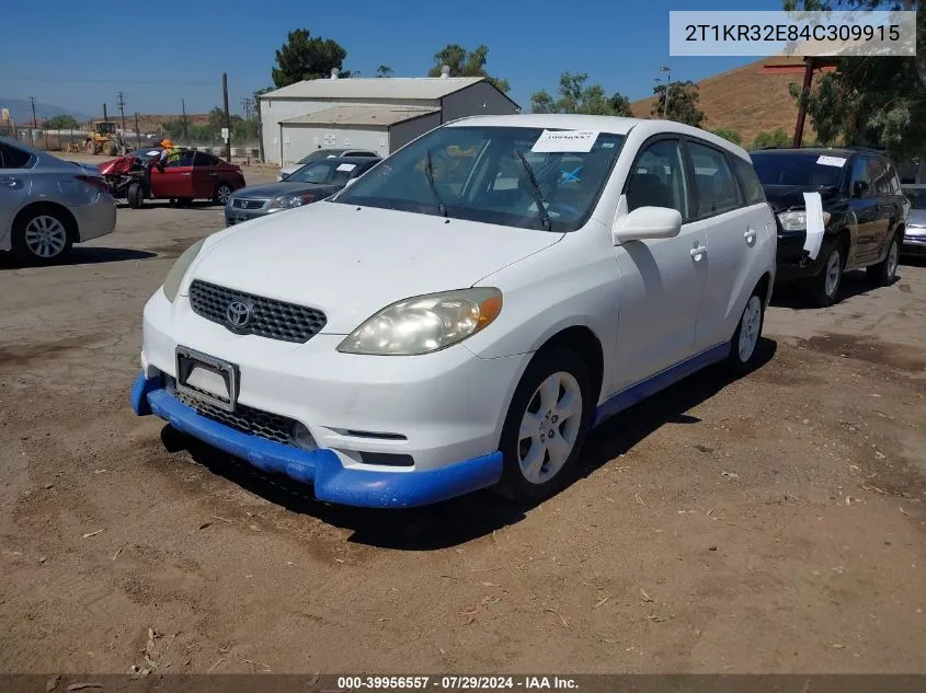 2T1KR32E84C309915 2004 Toyota Matrix Xr