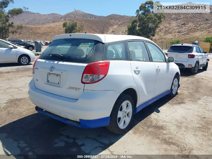 2T1KR32E84C309915 2004 Toyota Matrix Xr