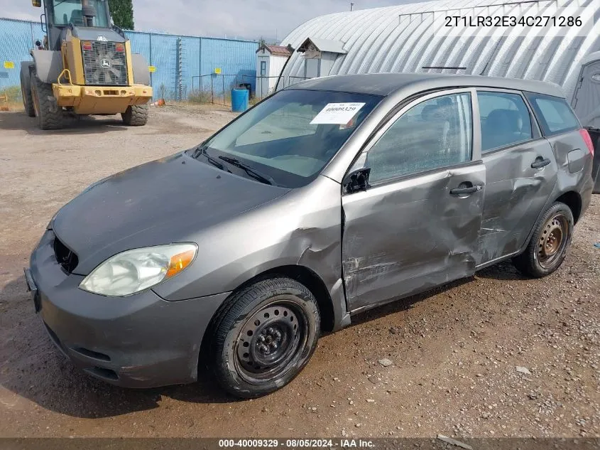 2004 Toyota Matrix Standard VIN: 2T1LR32E34C271286 Lot: 40009329