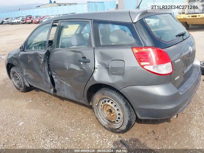 2004 Toyota Matrix Standard VIN: 2T1LR32E34C271286 Lot: 40009329