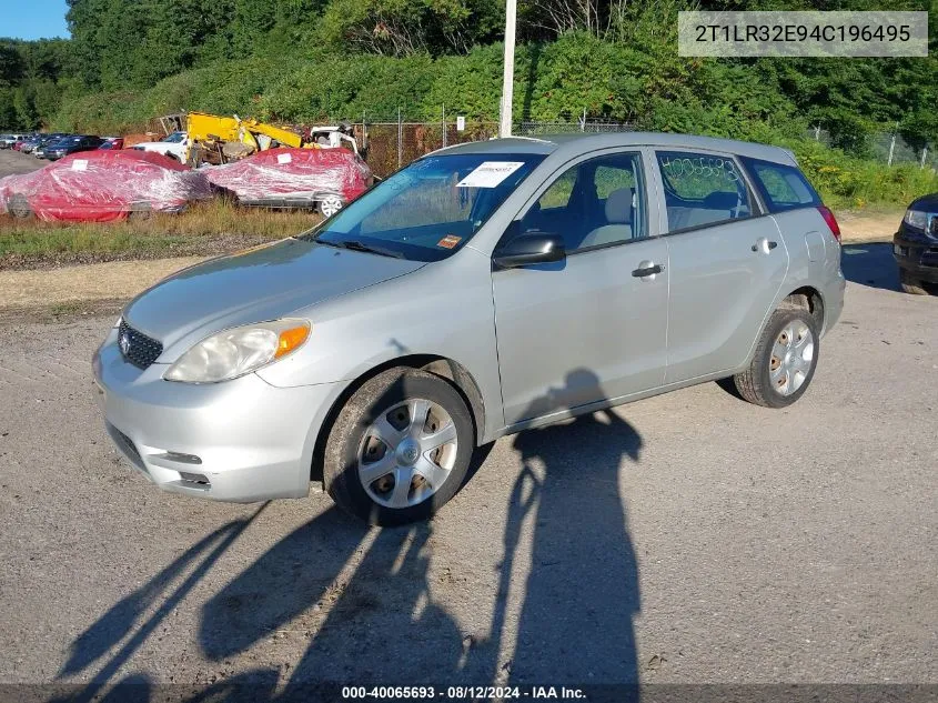 2T1LR32E94C196495 2004 Toyota Matrix Standard