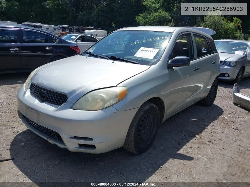 2T1KR32E54C286903 2004 Toyota Matrix Standard