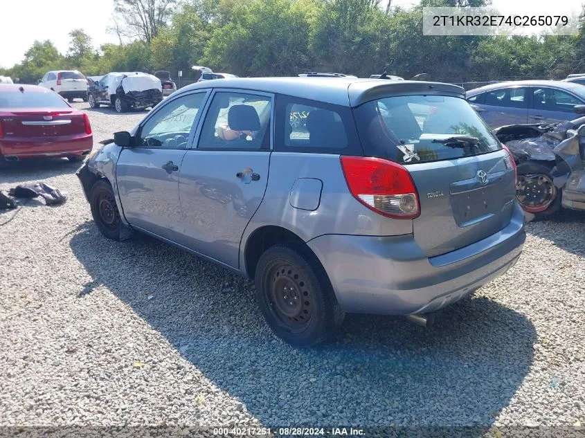 2T1KR32E74C265079 2004 Toyota Matrix Standard