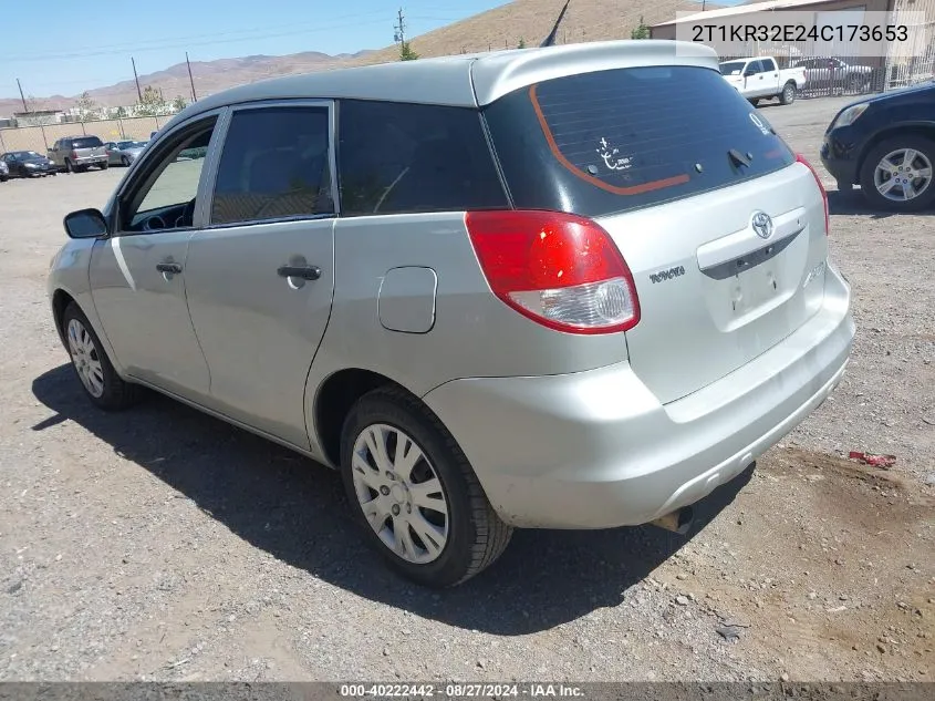 2T1KR32E24C173653 2004 Toyota Matrix Standard