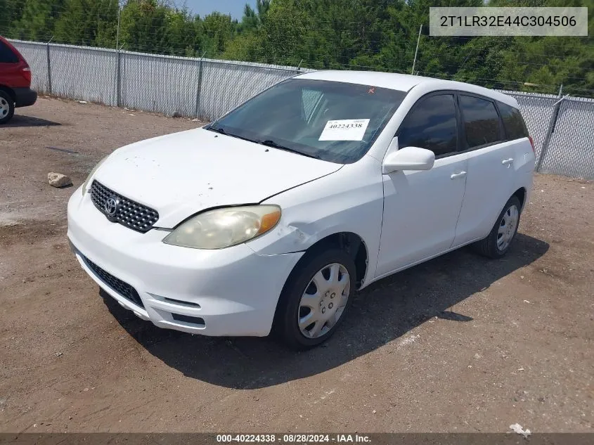 2004 Toyota Matrix Xr VIN: 2T1LR32E44C304506 Lot: 40224338