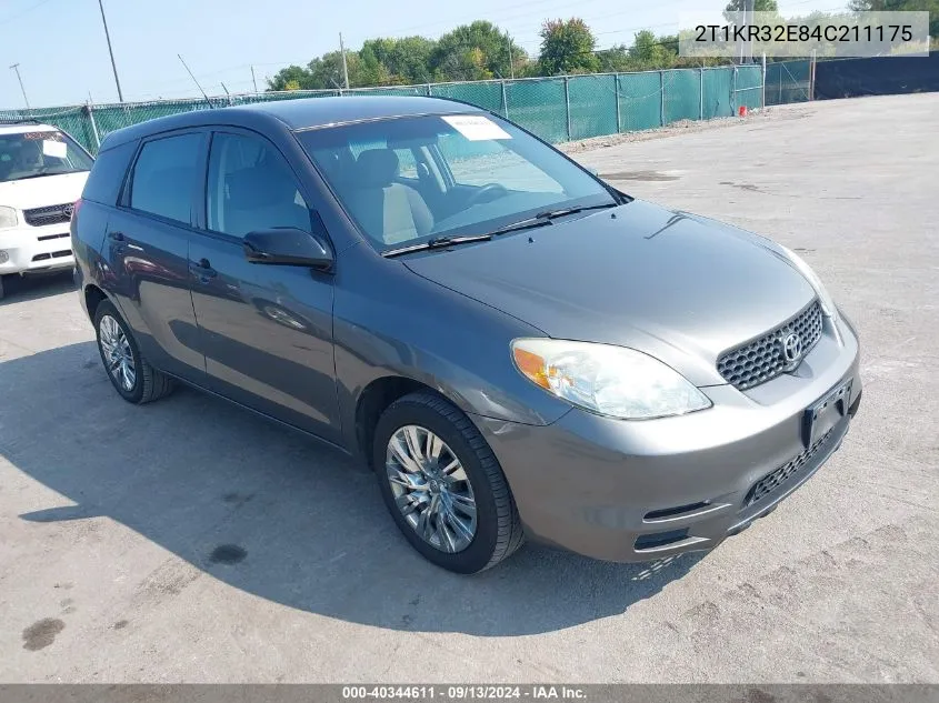 2T1KR32E84C211175 2004 Toyota Matrix Standard