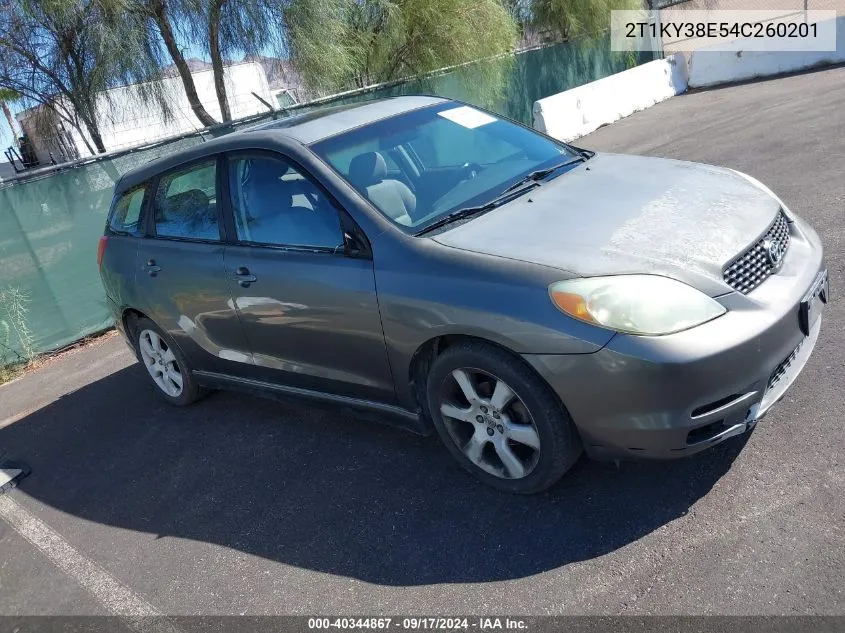 2T1KY38E54C260201 2004 Toyota Matrix Xrs