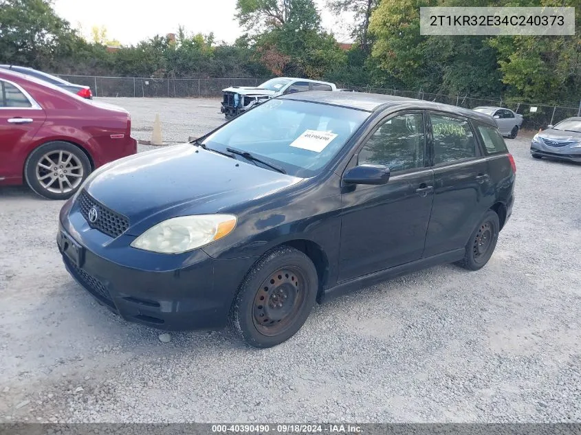 2T1KR32E34C240373 2004 Toyota Matrix Xr