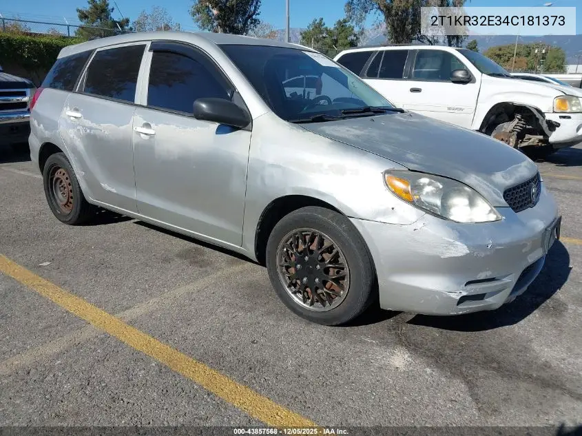2T1KR32E34C181373 2004 Toyota Matrix Standard