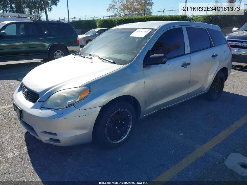 2T1KR32E34C181373 2004 Toyota Matrix Standard