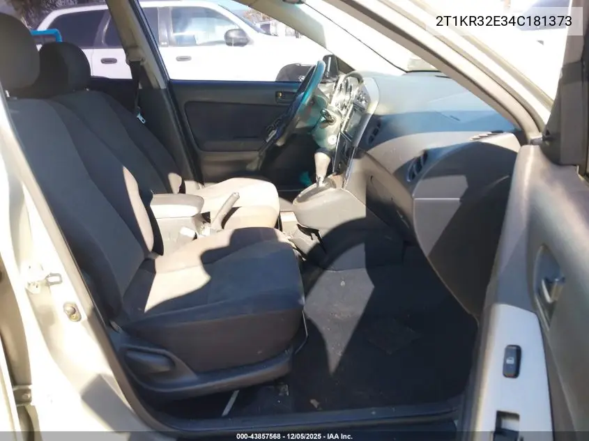2T1KR32E34C181373 2004 Toyota Matrix Standard