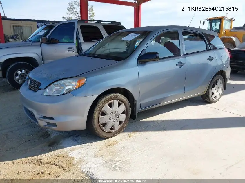 2T1KR32E54C215815 2004 Toyota Matrix Standard