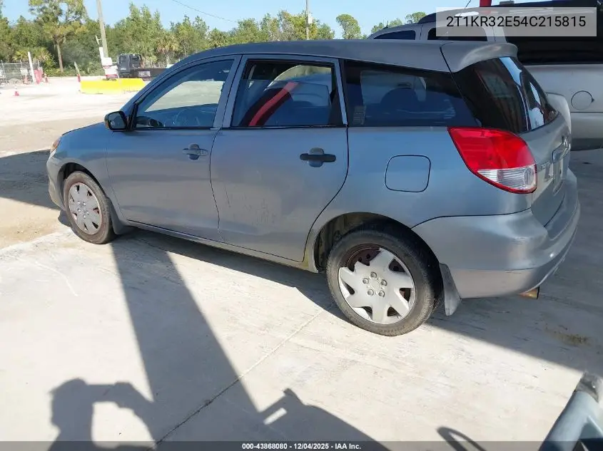 2T1KR32E54C215815 2004 Toyota Matrix Standard