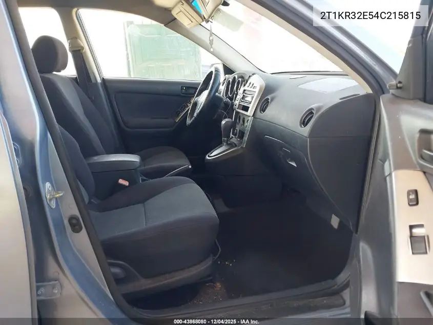 2T1KR32E54C215815 2004 Toyota Matrix Standard