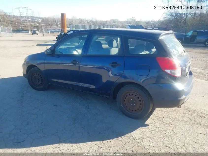 2T1KR32E44C308180 2004 Toyota Matrix Standard