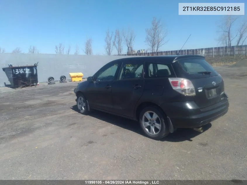 2T1KR32E85C912185 2005 Toyota Matrix