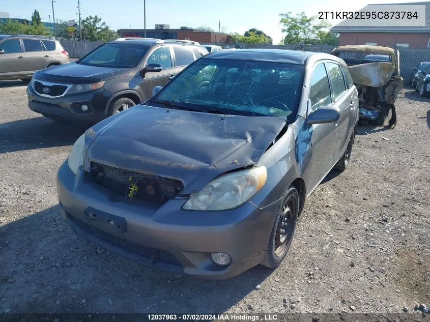 2005 Toyota Corolla Matrix Xr VIN: 2T1KR32E95C873784 Lot: 12037963