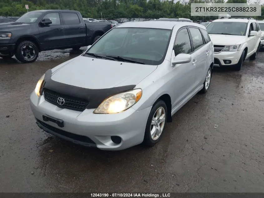 2T1KR32E25C888238 2005 Toyota Matrix