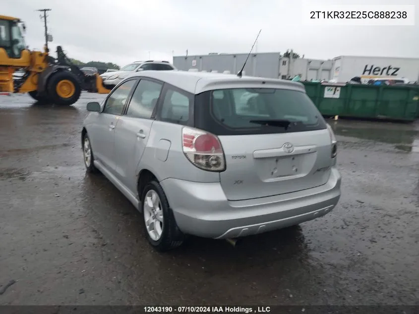 2T1KR32E25C888238 2005 Toyota Matrix