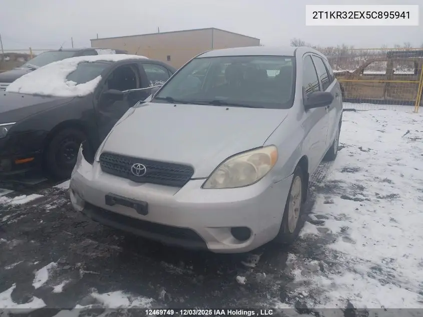 2T1KR32EX5C895941 2005 Toyota Matrix Xr