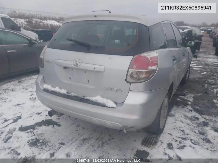 2T1KR32EX5C895941 2005 Toyota Matrix Xr