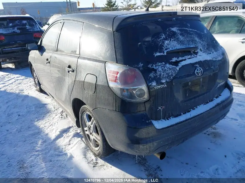 2T1KR32EX5C851549 2005 Toyota Corolla Matrix Xr