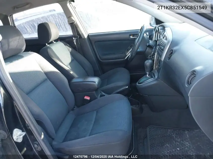 2T1KR32EX5C851549 2005 Toyota Corolla Matrix Xr