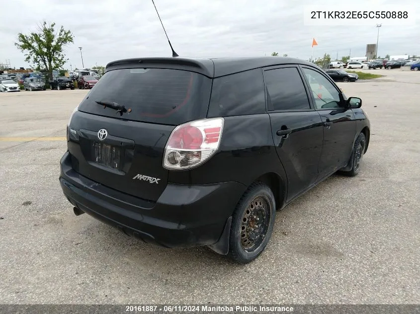 2T1KR32E65C550888 2005 Toyota Matrix