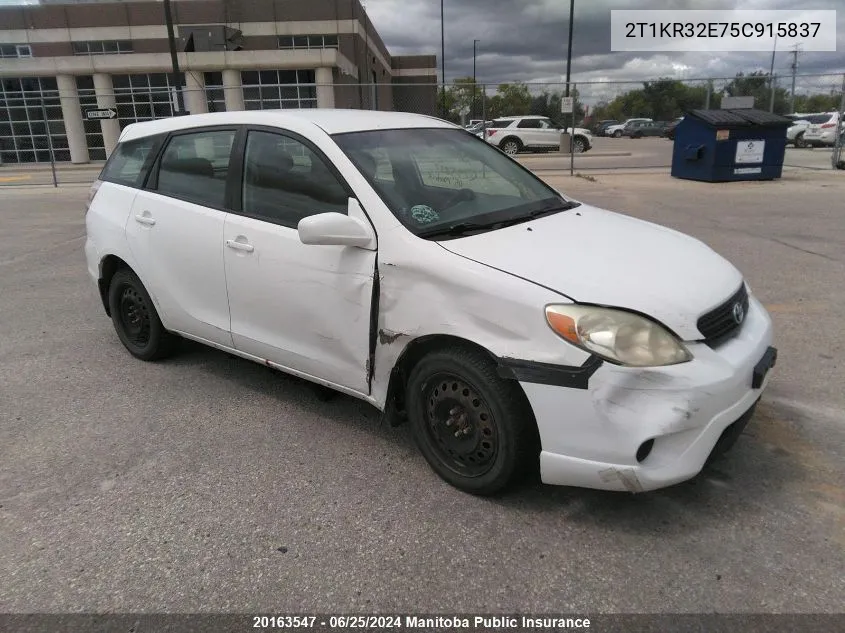 2T1KR32E75C915837 2005 Toyota Matrix Xr